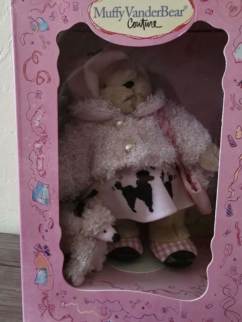 Muffy VanderBear Couture Pink Poodle Set- Oodles Of Poodles